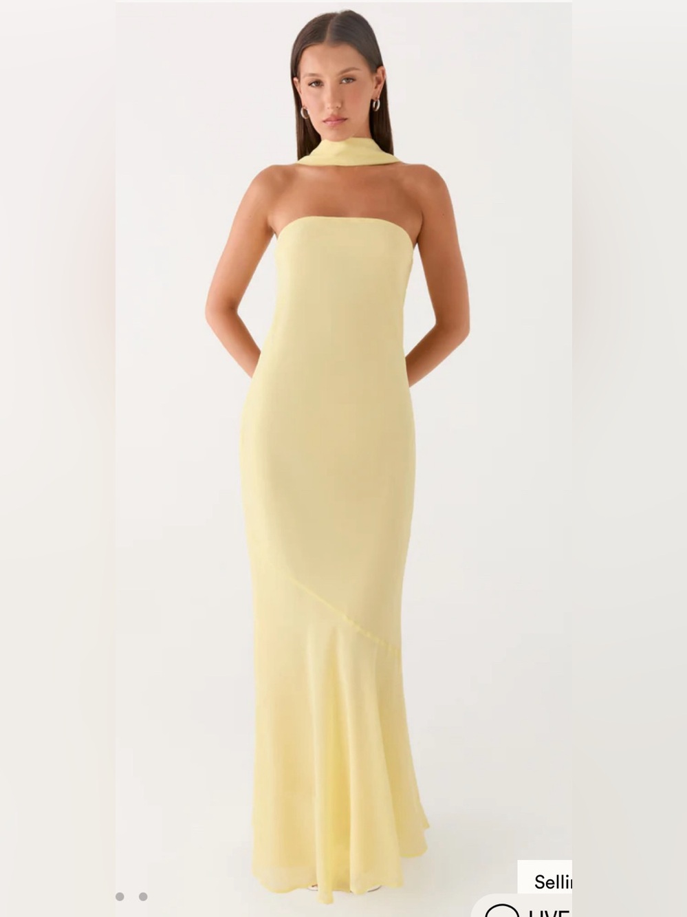Peppermayo Yellow Under The Pagoda Maxi Dress - Size 8 - Picture 3 of 13